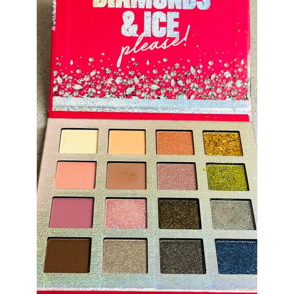 100% Authentic NYX New Holiday Diamond & Ice 16 Pan Eye Shadow Palette NWOB - Picture 3 of 4
